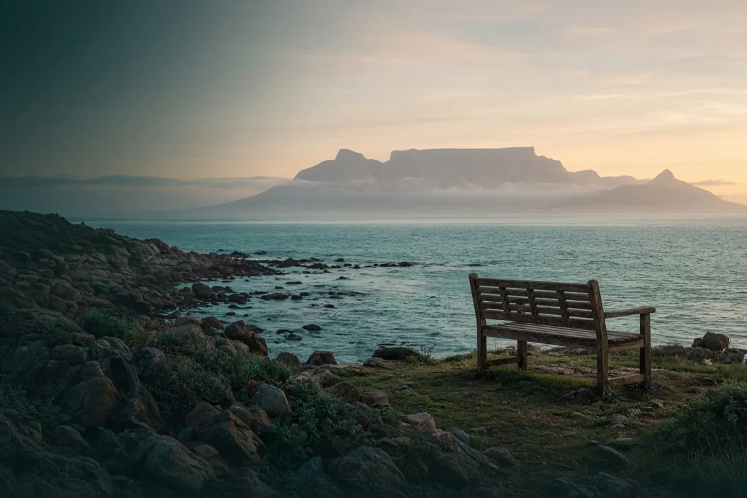 Soft coastal light suggesting space to heal abandonment wounds