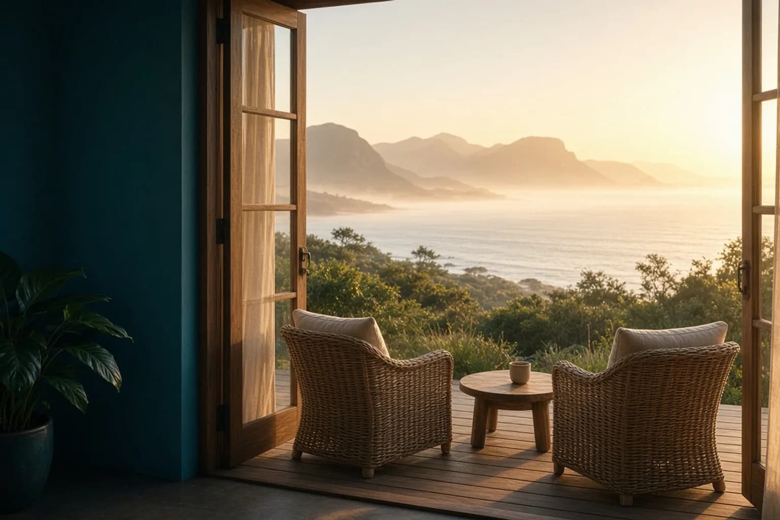 Welcoming Cape scene for booking a hypnotherapy consultation